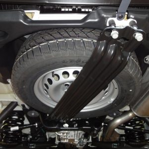Underride Spare Wheel Holder For Oversize Tyres